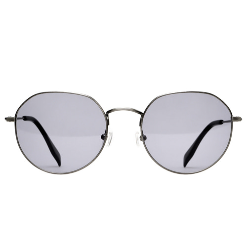 HUGE - Silver Sunglasses(Gray Lens)